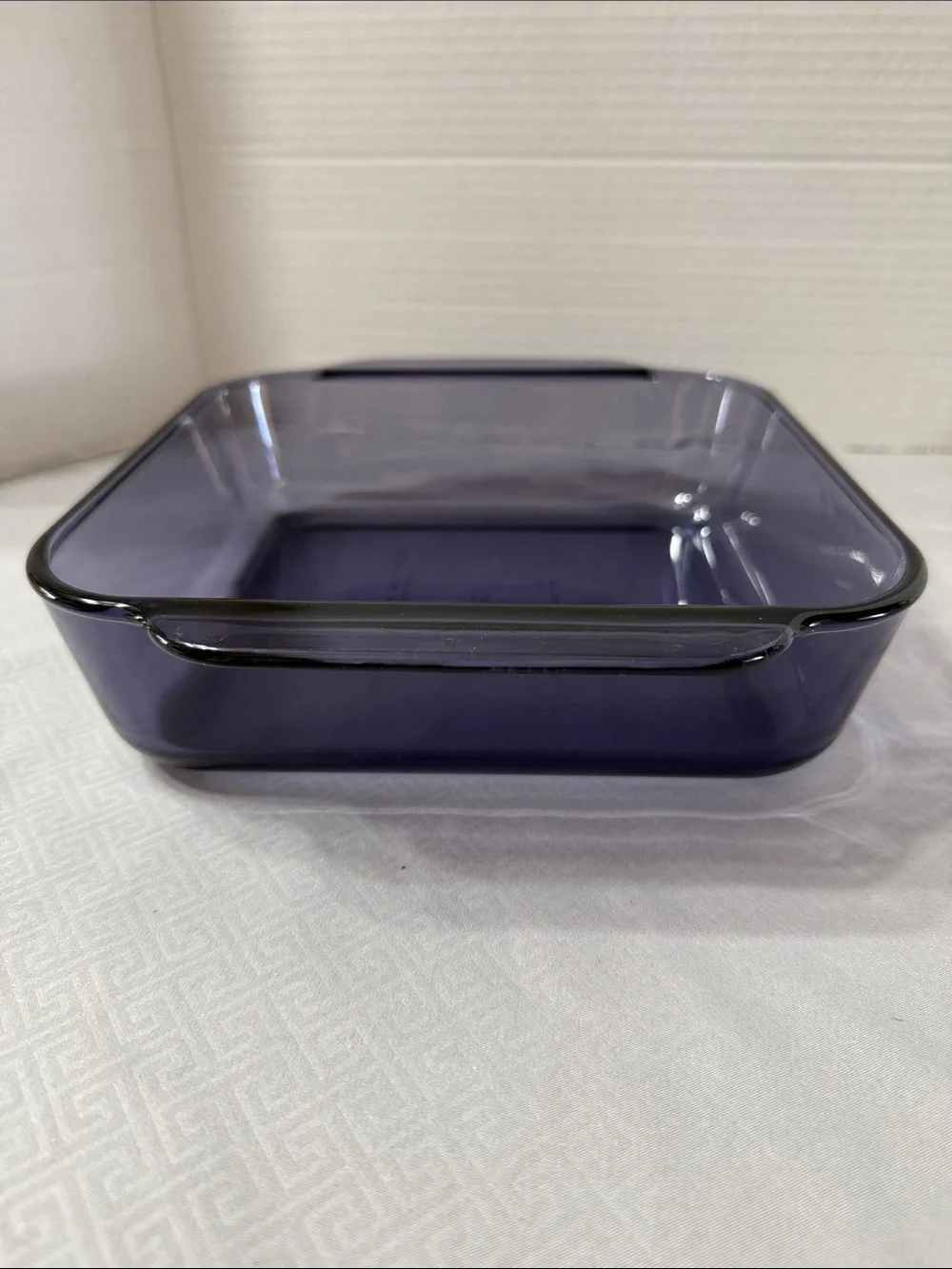 Vintage Pyrex Amethyst Purple 8X8 Square Glass Baking Dish Cake Pan #222 2Qt Usa